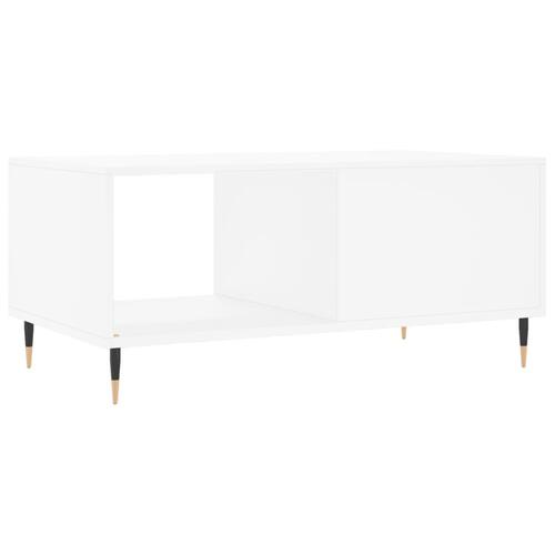 Sofabord 90x50x40 cm konstrueret træ hvid