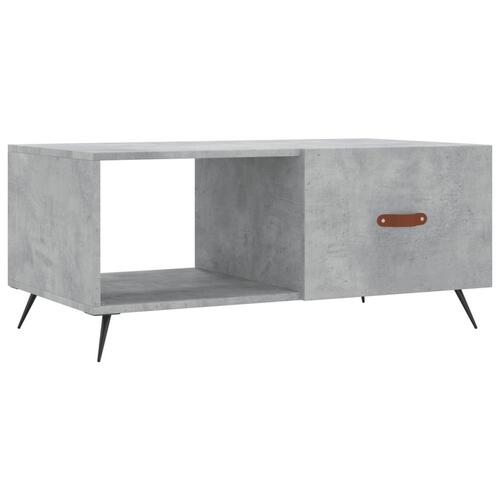 Sofabord 90x50x40 cm konstrueret træ betongrå