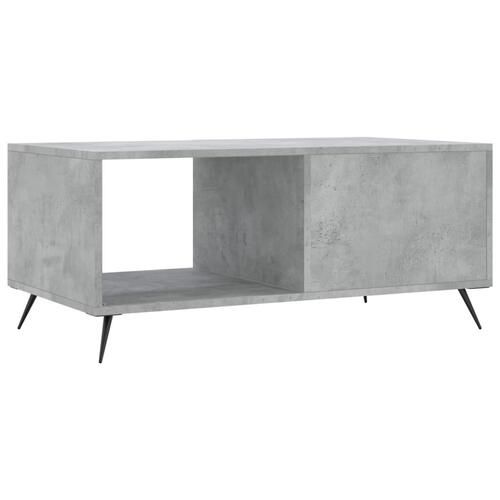 Sofabord 90x50x40 cm konstrueret træ betongrå