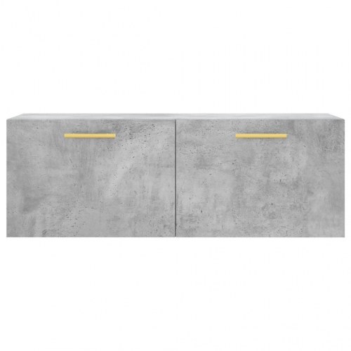 Vægskab i konstrueret træ 100 x 36,5 x 35 cm - betongrå