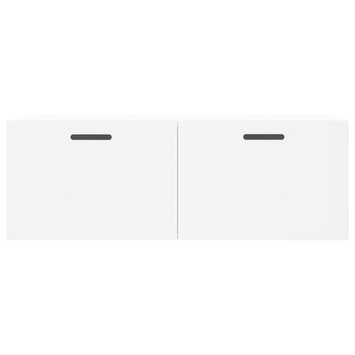 Vægskab 100x36,5x35 cm konstrueret træ hvid