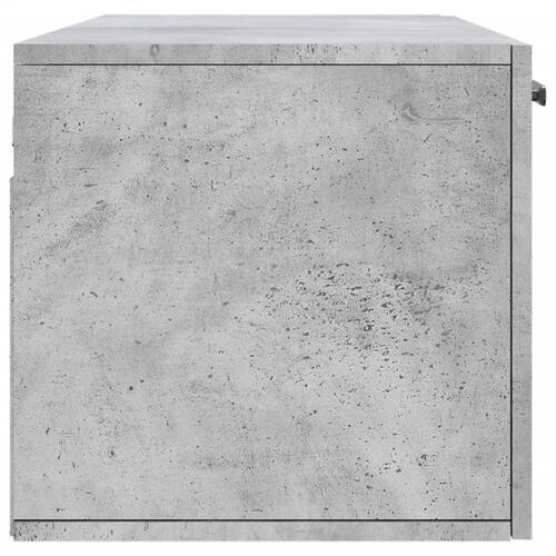 Vægskab 100x36,5x35 cm konstrueret træ betongrå