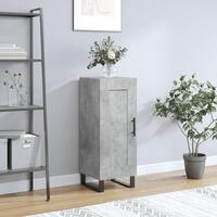 Skænk 34,5x34x90 cm konstrueret træ betongrå