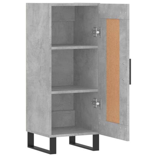 Skænk 34,5x34x90 cm konstrueret træ betongrå