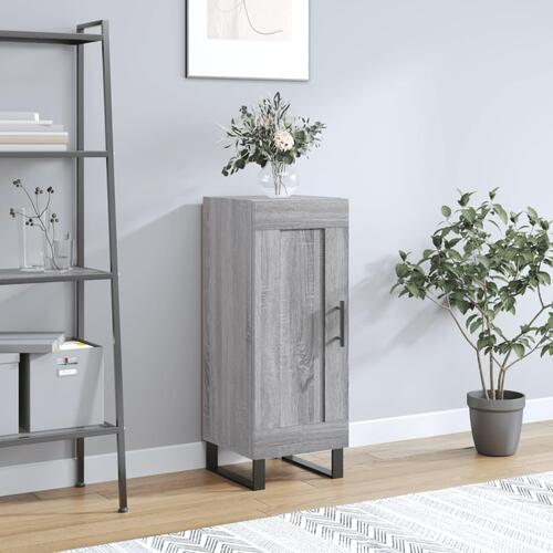 Skænk 34,5x34x90 cm konstrueret træ grå sonoma-eg