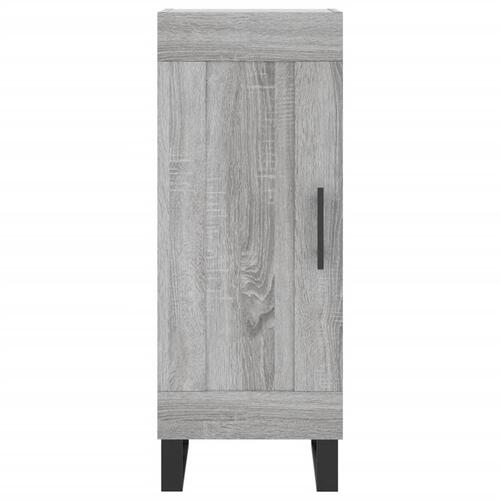 Skænk 34,5x34x90 cm konstrueret træ grå sonoma-eg