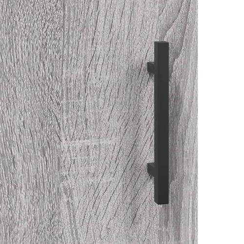 Skænk 34,5x34x90 cm konstrueret træ grå sonoma-eg
