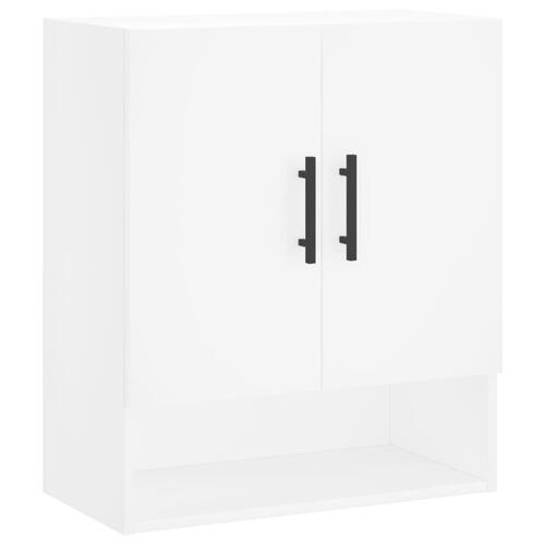 Vægskab 60x31x70 cm konstrueret træ hvid