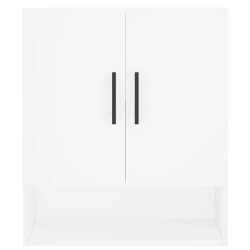 Vægskab 60x31x70 cm konstrueret træ hvid
