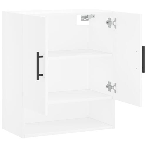 Vægskab 60x31x70 cm konstrueret træ hvid