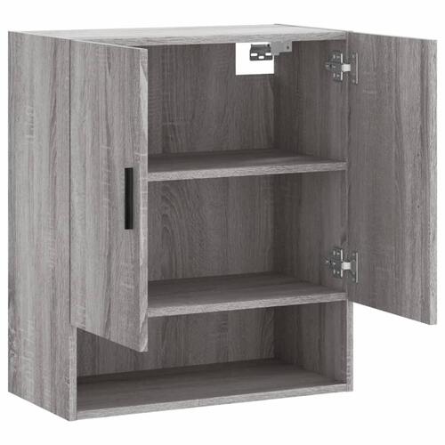 Vægskab 60x31x70 cm konstrueret træ grå sonoma-eg