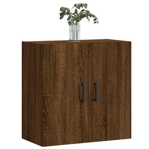 Vægskab 60x31x60 cm konstrueret træ brun egetræsfarve
