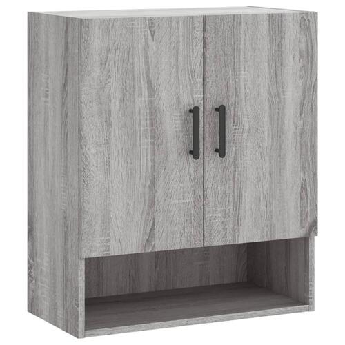 Vægskab 60x31x70 cm konstrueret træ grå sonoma-eg
