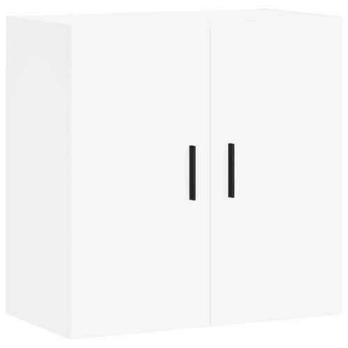 Vægskab 60x31x60 cm konstrueret træ hvid