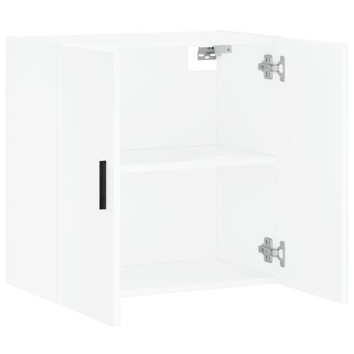Vægskab 60x31x60 cm konstrueret træ hvid