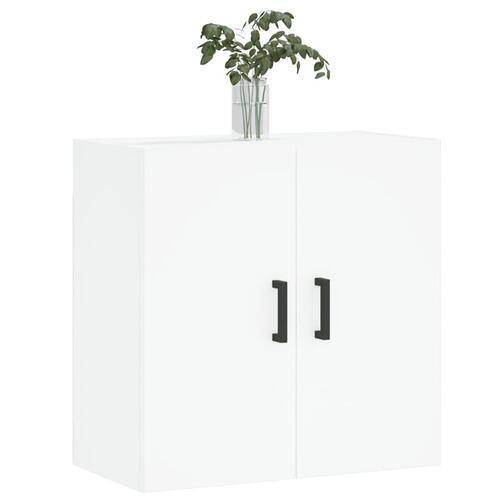 Vægskab 60x31x60 cm konstrueret træ hvid