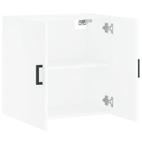 Vægskab 60x31x60 cm konstrueret træ hvid