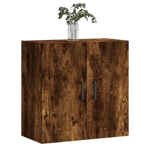 Vægskab 60x31x60 cm konstrueret træ røget egetræsfarve