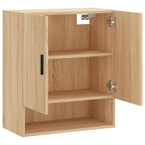 Vægskab 60x31x70 cm konstrueret træ sonoma-eg