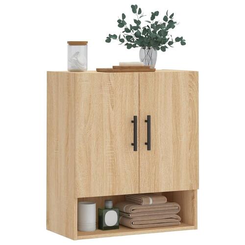 Vægskab 60x31x70 cm konstrueret træ sonoma-eg