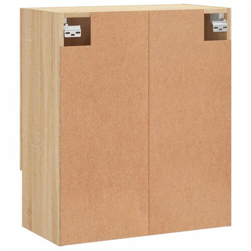 Vægskab 60x31x70 cm konstrueret træ sonoma-eg