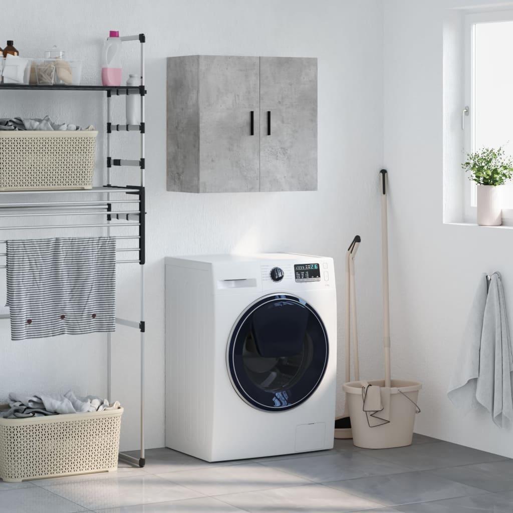 Vægskab 60x31x60 cm konstrueret træ betongrå