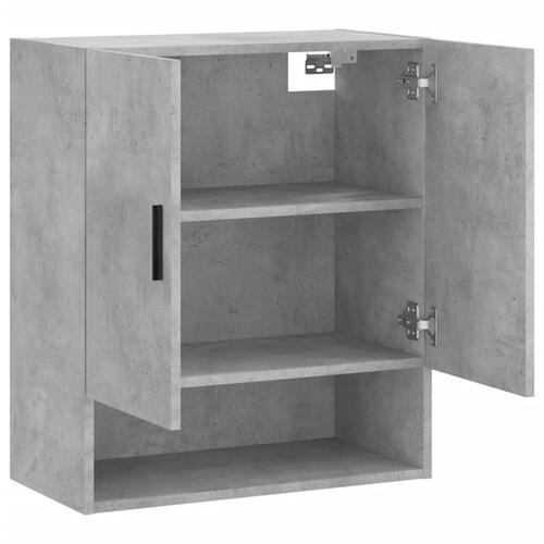 Vægskab 60x31x70 cm konstrueret træ betongrå