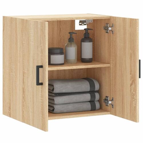 Vægskab 60x31x60 cm konstrueret træ sonoma-eg