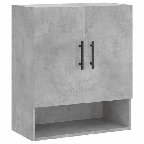 Vægskab 60x31x70 cm konstrueret træ betongrå