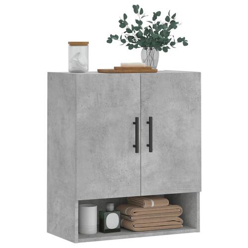 Vægskab 60x31x70 cm konstrueret træ betongrå