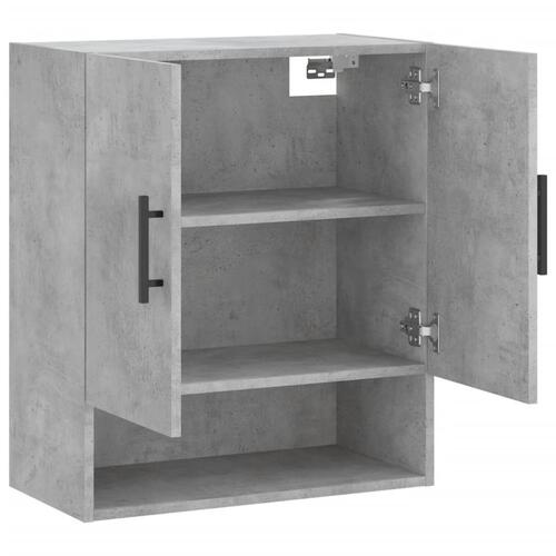 Vægskab 60x31x70 cm konstrueret træ betongrå
