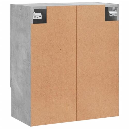 Vægskab 60x31x70 cm konstrueret træ betongrå
