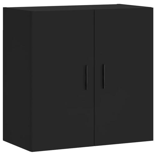 Vægskab 60x31x60 cm konstrueret træ sort