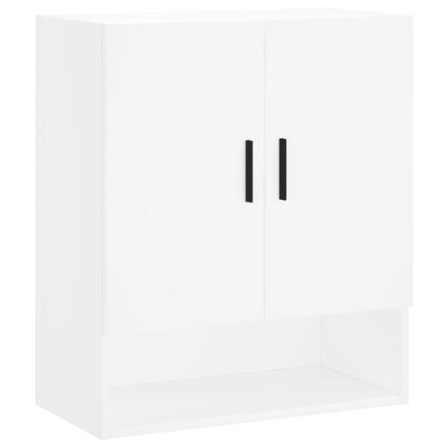 Vægskab 60x31x70 cm konstrueret træ hvid