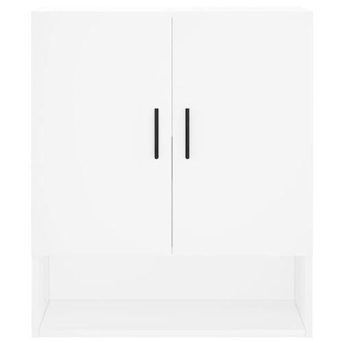 Vægskab 60x31x70 cm konstrueret træ hvid