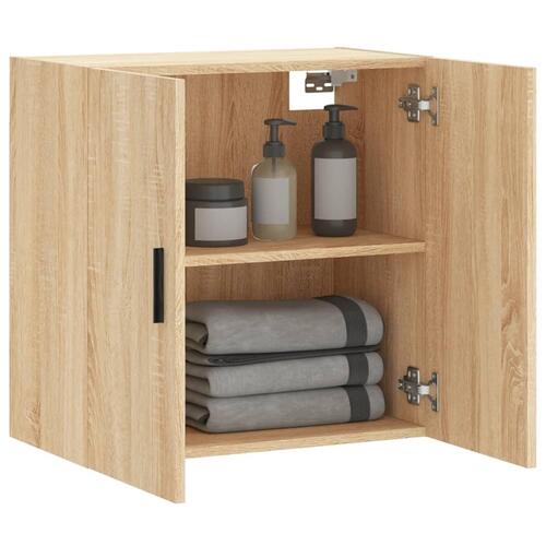 Vægskab 60x31x60 cm konstrueret træ sonoma-eg