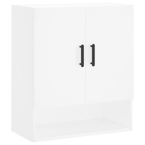 Vægskab 60x31x70 cm konstrueret træ hvid