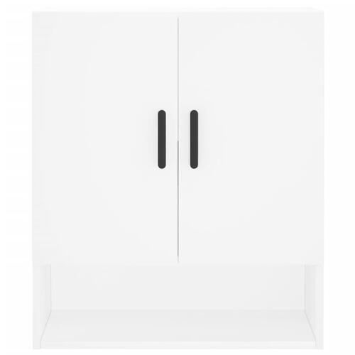 Vægskab 60x31x70 cm konstrueret træ hvid