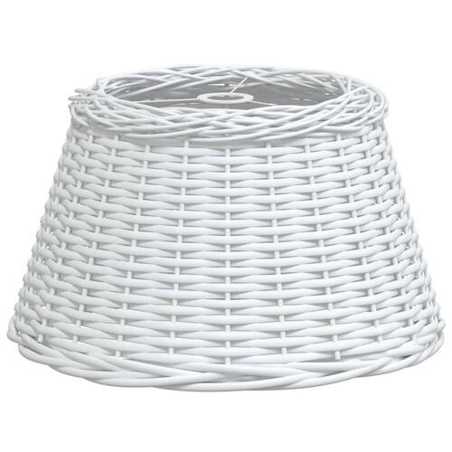 Lampeskærm til loftlampe Ø50x30 cm flet hvid