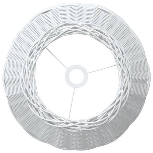 Lampeskærm til loftlampe Ø50x30 cm flet hvid
