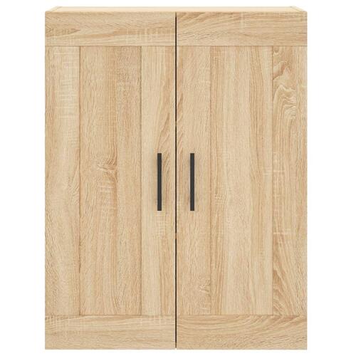 Vægskab 69,5x34x90 cm konstrueret træ sonoma-eg