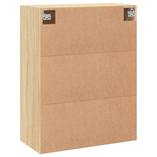 Vægskab 69,5x34x90 cm konstrueret træ sonoma-eg