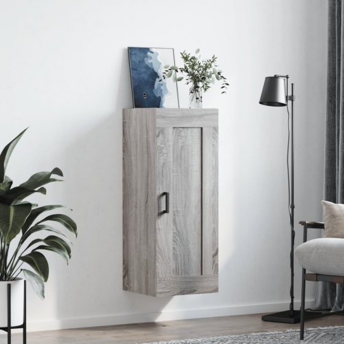 Vægskab 34,5 x 34 x 90 cm - grå sonoma-eg