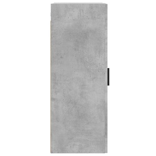 Vægskab 34,5x34x90 cm konstrueret træ betongrå