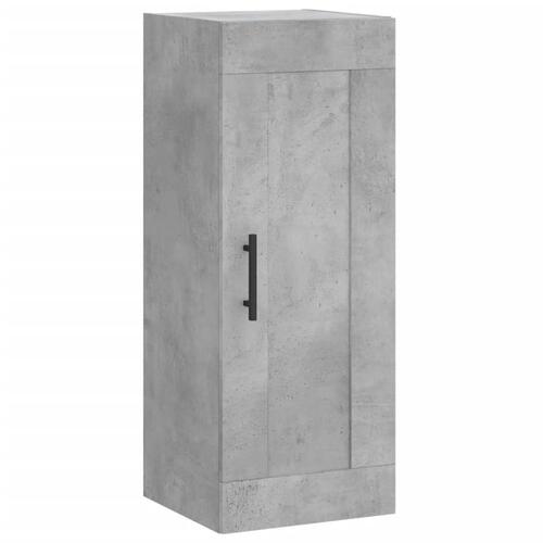Vægskab 34,5x34x90 cm konstrueret træ betongrå