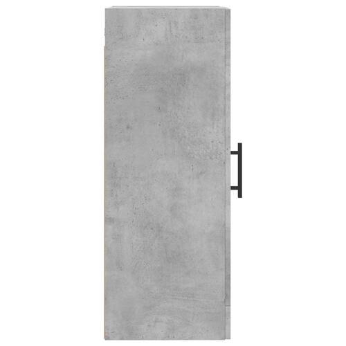 Vægskab 34,5x34x90 cm konstrueret træ betongrå