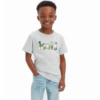 T-shirt Levi's Camo Poster Logo Gray Grå 3 år