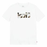 T-shirt Levi's Camo Poster Logo Bright 60732 Hvid 10 år