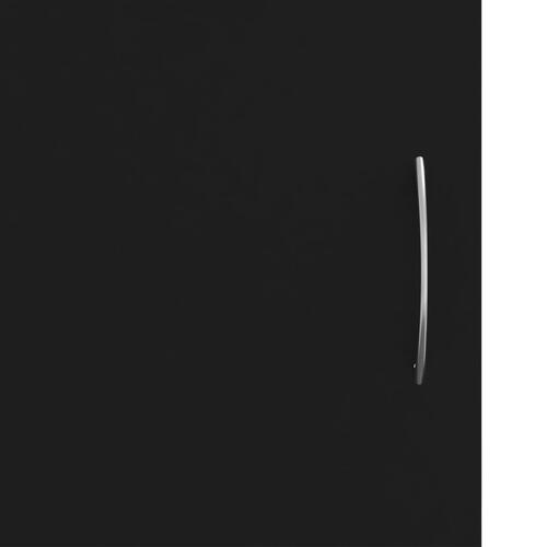 Tv-bord 102x30x37,5 cm konstrueret træ sort
