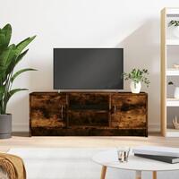 Tv-bord 102x30x37,5 cm konstrueret træ røget egetræsfarve